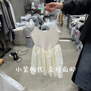 纯色洋气吊带连衣裙女 新款 JUDYQUE韩国东大门代购 2026春女装