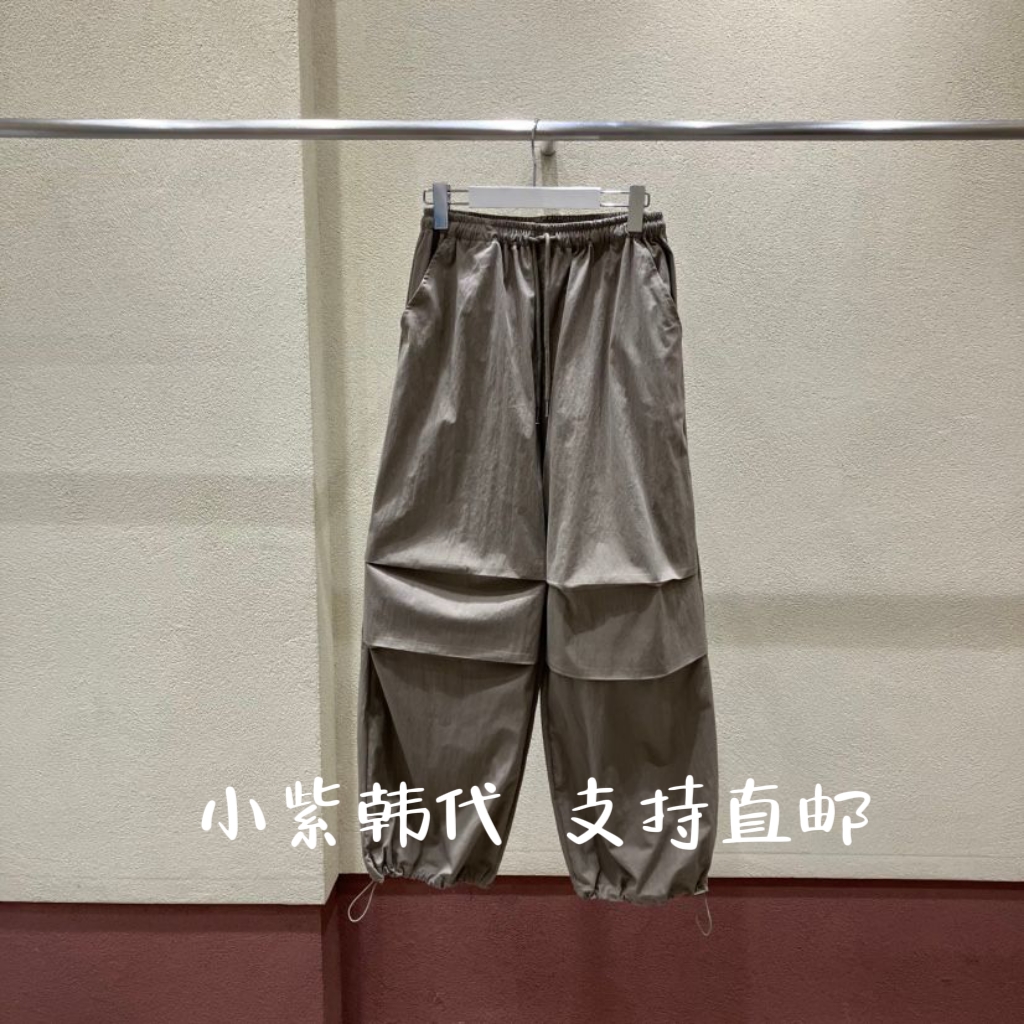 韩国东大门代购松紧腰休闲裤