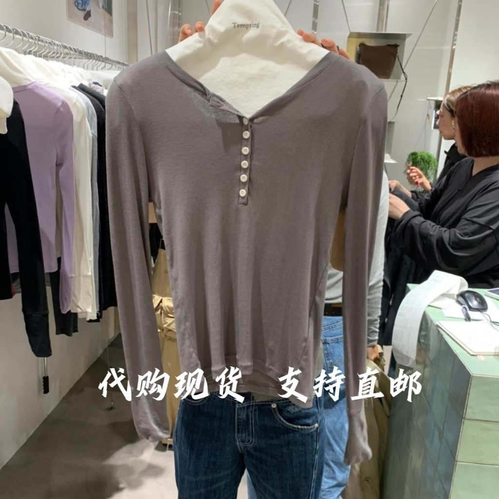 TEMPTING韩国东大门2026秋季新款女装时尚百搭长袖T恤女图片