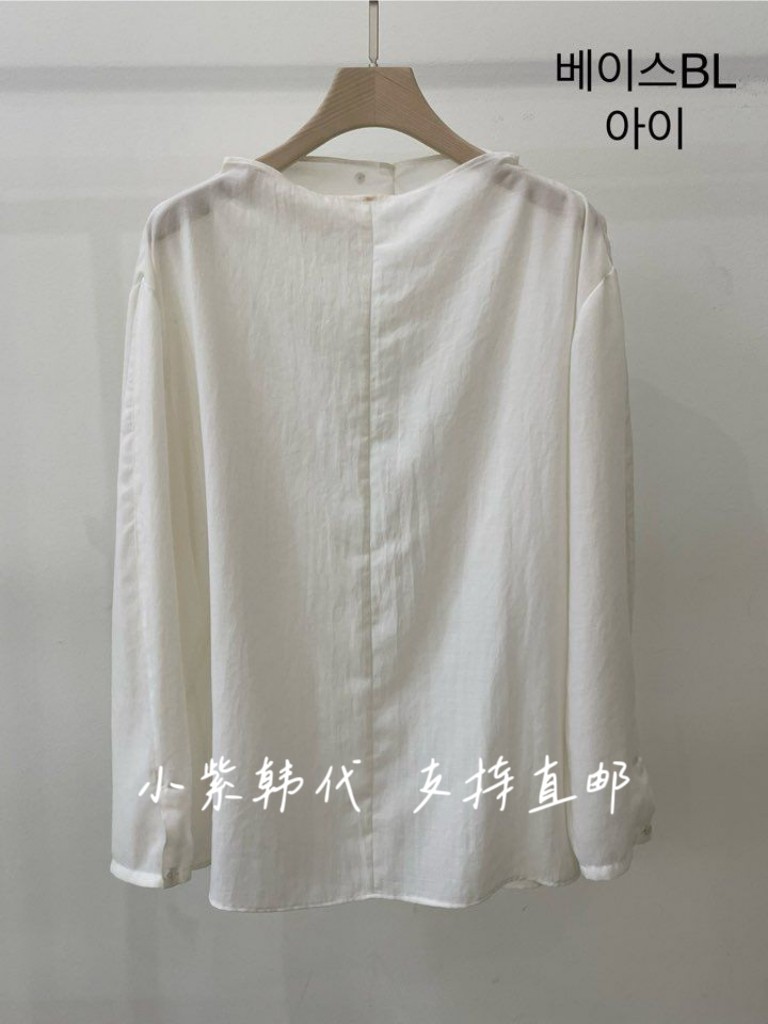 LAKE-A韩国东大门代购2025秋季新款女装时尚百搭长袖衬衫女