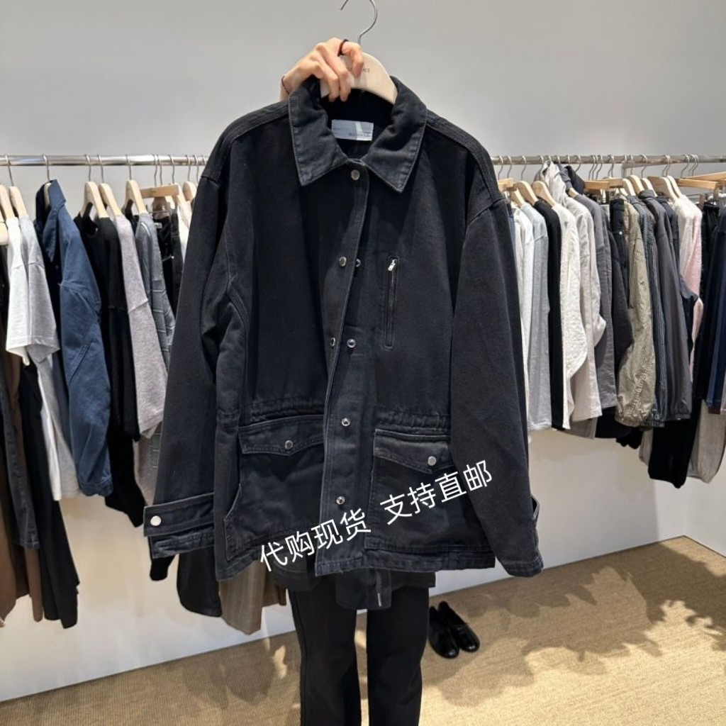 SELF SERVICE/MASOF韩国正品东大门 26秋新款老钱工装牛仔外套女图片