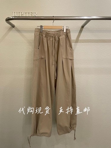 韩代JUPITER韩国东大门2026秋冬女装新款时尚百搭松紧腰休闲裤女