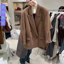 TEMPTING韩国东大门代购2025秋冬女装新款时尚百搭翻领西服外套