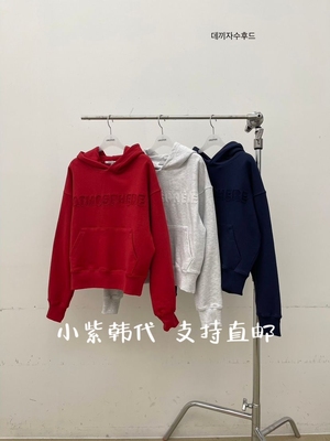 ATMOSPHERE韩国东大门代购2026春女装新款连帽抽绳宽松休闲卫衣女