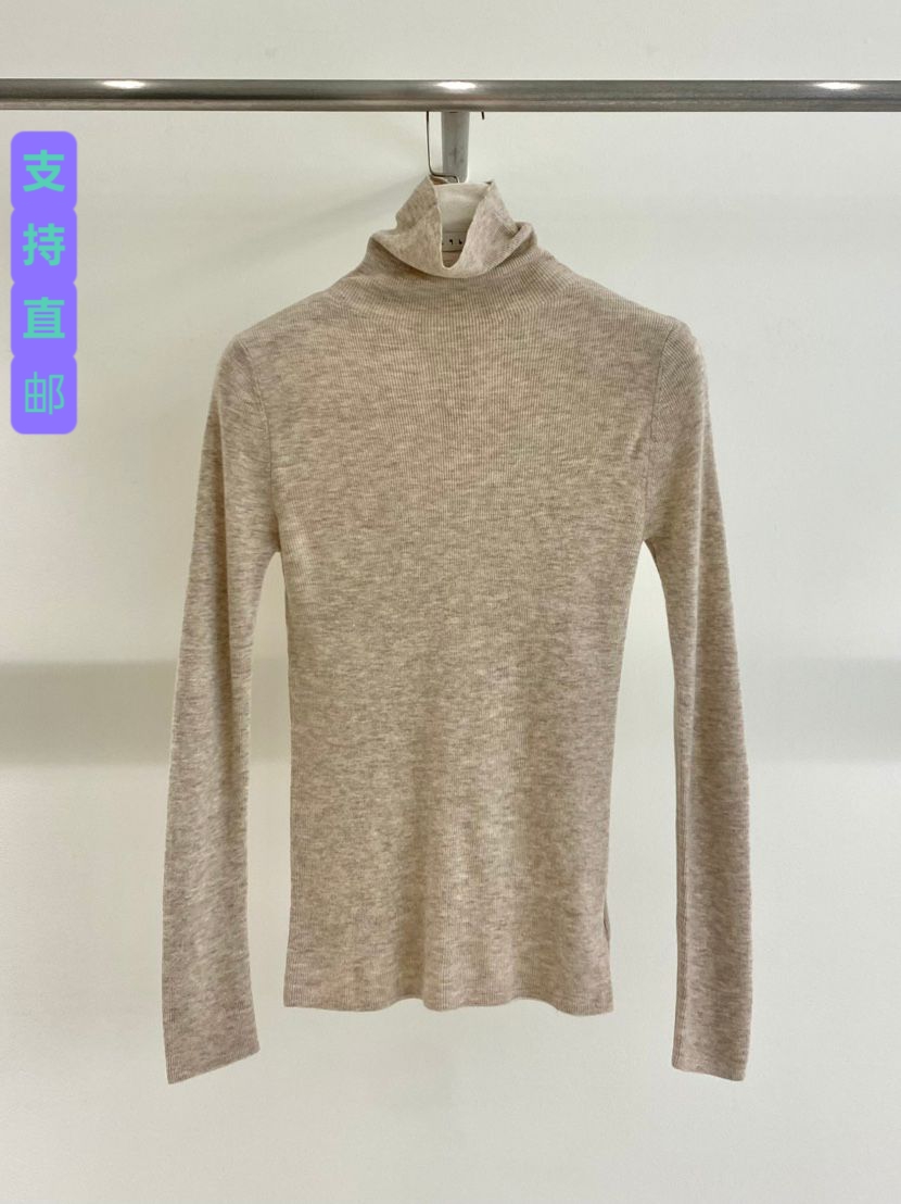 时尚百搭高领长袖针织打底衫