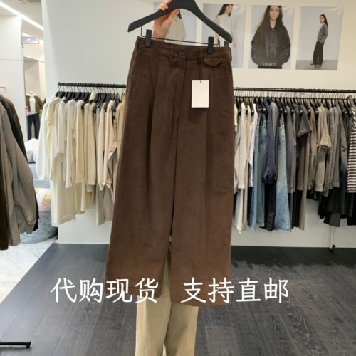 韩代OBJECT韩国东大门2026秋冬女装新款时尚百搭显瘦休闲裤女
