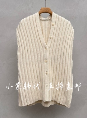 EFFERVESCENT韩国东大门代购2025秋冬新款时尚百搭V领针织马甲女