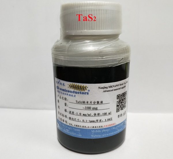 液相剥离TaS2纳米片分散液-二维类石墨烯纳米片分散液