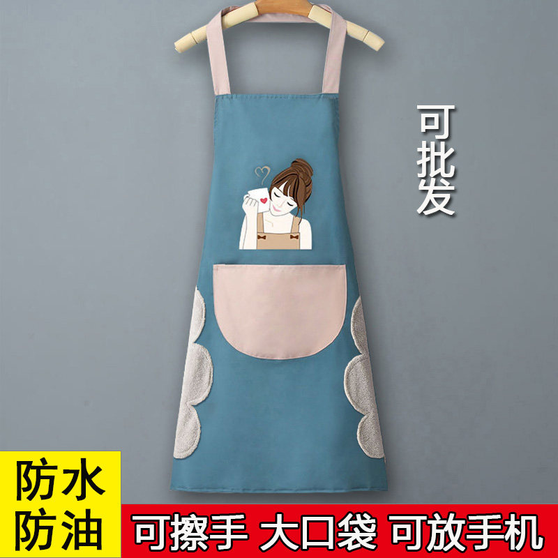 批发新款围裙厨房家用过膝长款工作服网红日式帆布做饭围腰女围裙,家庭/个人清洁工具,围裙,淘宝优惠券,粉丝福利购,淘宝优惠卷