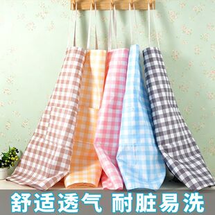 夏天薄款围裙透气家用超薄防水防油女厨房时尚热天夏季2026新款