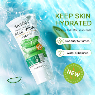 Aloe Vera Skin Care Set Cleansing, Hydrating And Moisturizin