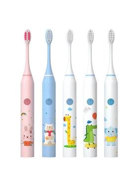 Childrens toothbrush with automatic soft bristles electric