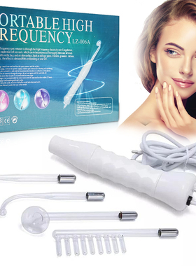 high frequency facial wand Electrotherapy device电疗棒祛痘仪