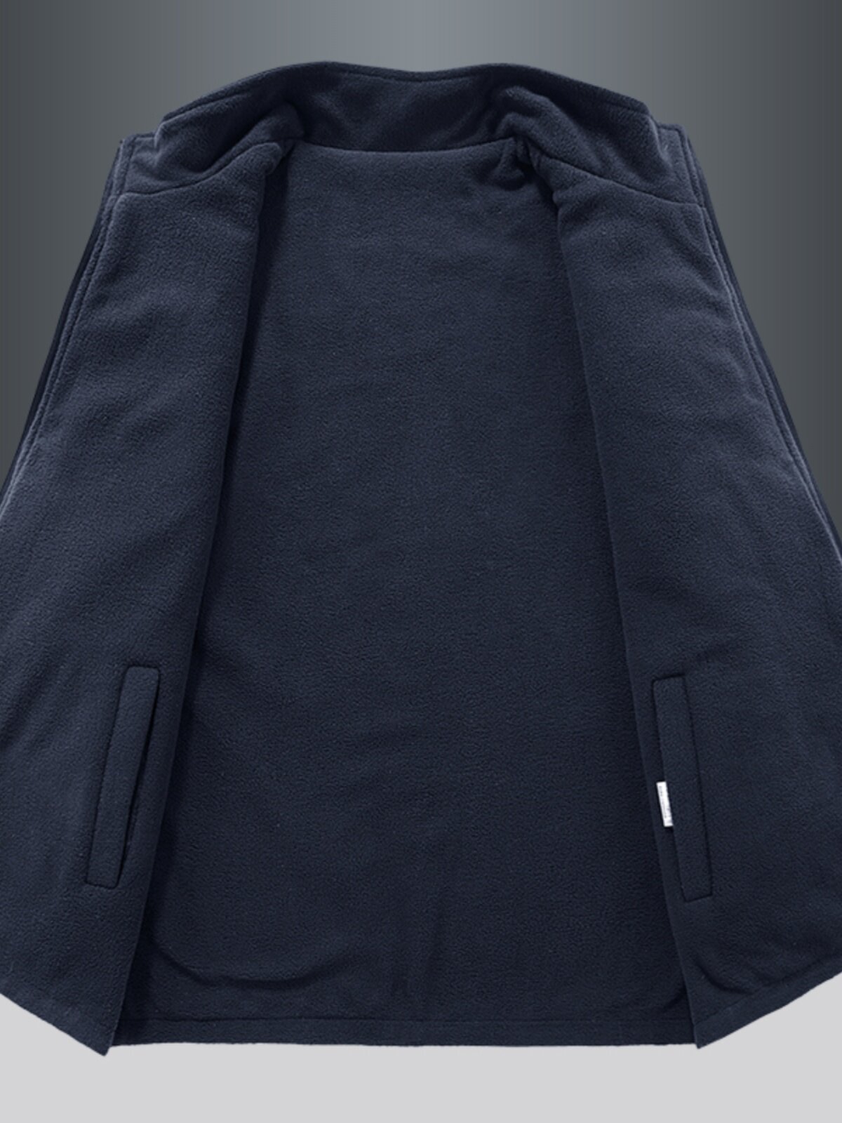 AUTUMN AND WINTER DOUBLE-SIDED VEST MENS OUTDOOR SPORTS FLEECE VEST POLAR FLEECE VEST PLUS VELVET VEST SLEEVELESS JACKET
