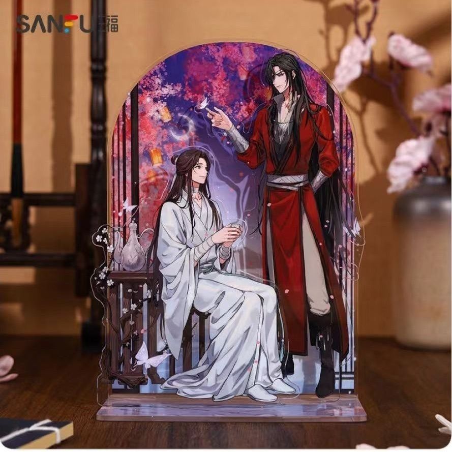 正版 天官赐福举杯邀月系列 徽章吧唧谷子立牌镭射票套装相卡周边