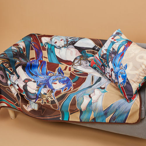 哔哩哔哩敦煌伎乐天空调毯