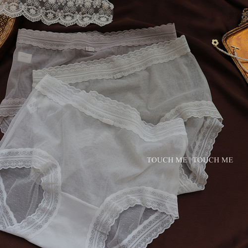 touchme性感蕾丝内裤女纯棉裆