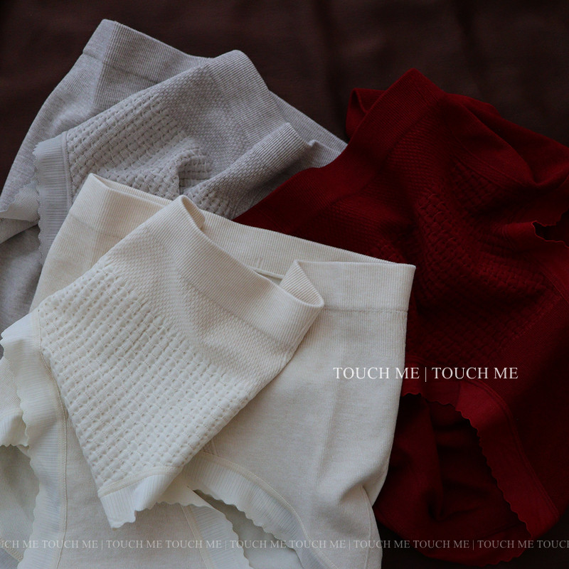 touchme收腹内裤女提臀中高腰3条