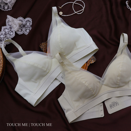 夏季薄款大胸显小胸无钢圈内衣女
