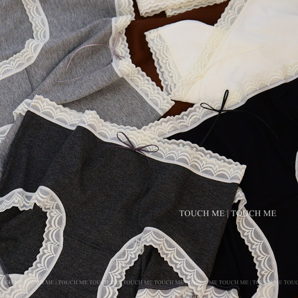 touchme法式彩纱螺纹棉裸感内裤女纯棉裆10A抑菌透气舒适中腰3条