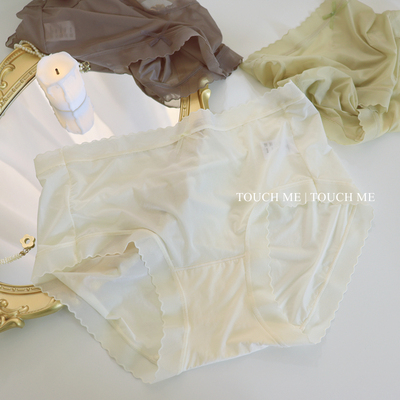 touchme空气裸感冰丝少女内裤薄