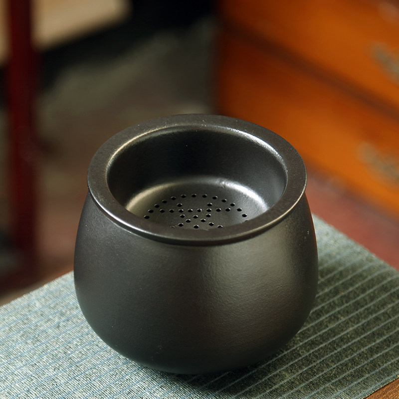 可干湿分离家用陶瓷茶渣缸
