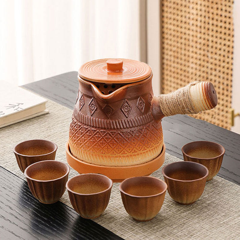 围炉煮茶壶器具全套陶瓷烤奶茶罐罐茶炉茶具煮茶器套装2025新款壶
