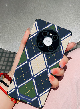 Lucky蝴蝶结适用于苹果14手机壳华为P6波点0瞳眼全包贴皮壳荣耀90硅胶OPPOA97格子防摔vivoX90保护小米12pro