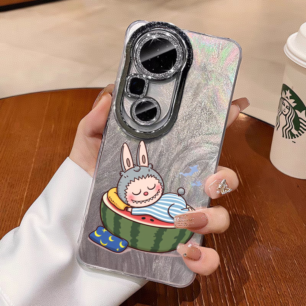 卡通图案适用苹果16promax手机壳华为mate60pro简约卡通P70女荣耀OPPOReno12全包防摔小米14VIVOS19可爱