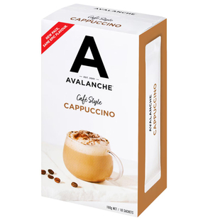 Avalanche Cappuccino Sachets 10 pack卡布奇诺速溶咖啡澳洲160g