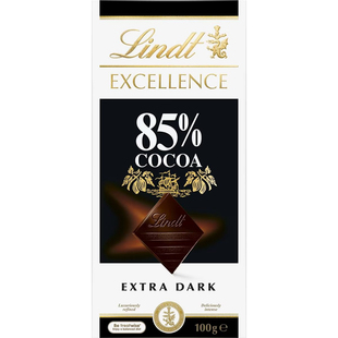 Lindt Excellence Dark Chocolate 85% Cocoa Block 100g黑巧克力