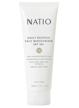 NATIO Daily Defence Face Moisturis SPF50+面部保湿防晒霜100ml