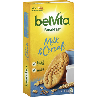 Belvita Milk&Cereal Breakfast Biscuits焙朗牛奶谷物早餐饼300g