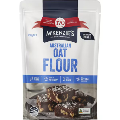 McKenzie's Oat Flour 250g 燕麦面粉烘焙原料 澳洲代购