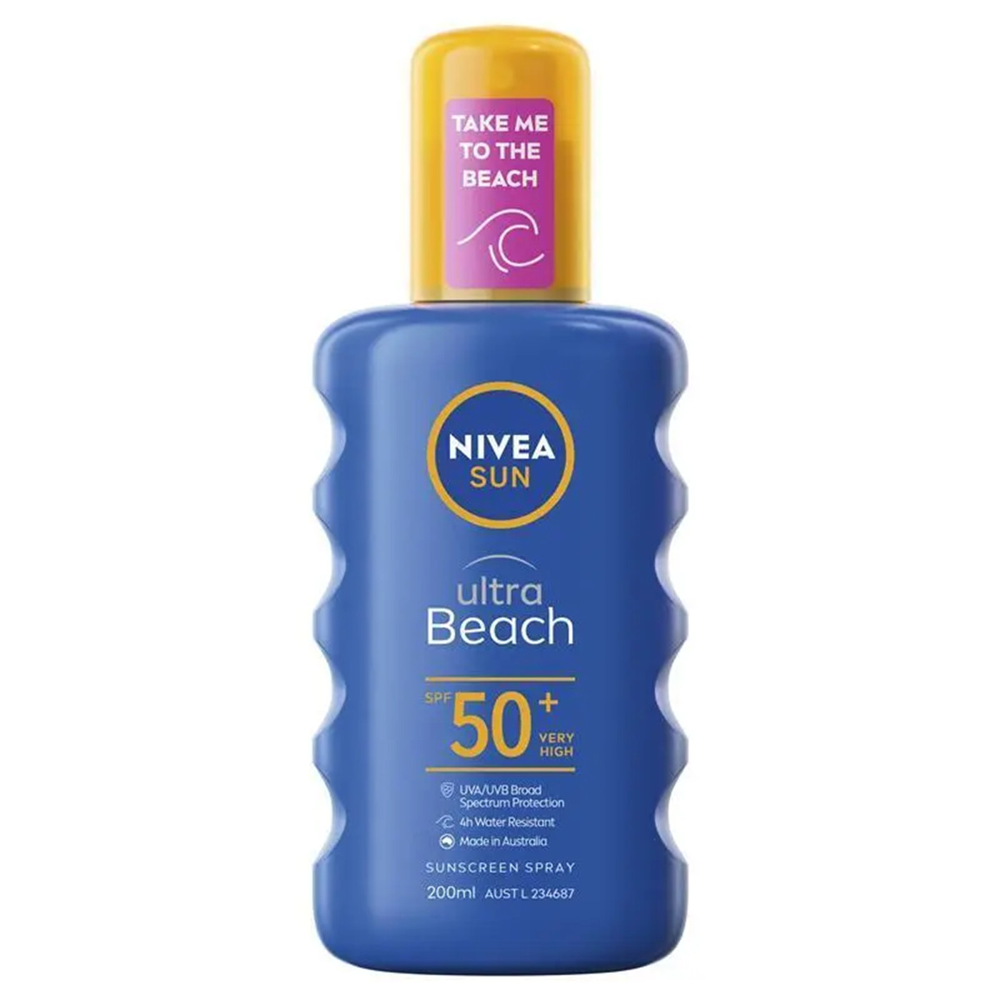 NIVEA Sun Ultra Beach SPF50+ Sunscreen Spray 200ml防晒霜澳洲
