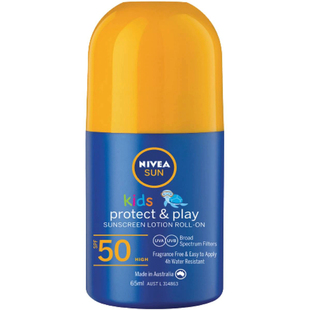 Nivea Sun Kids Protect & Play Sunscreen Roll On 65ml儿童防晒