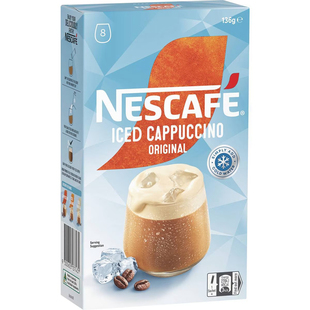 Nescafe Iced Coffee Cappuccino Sachets 8 Pack 卡布奇诺冰咖啡