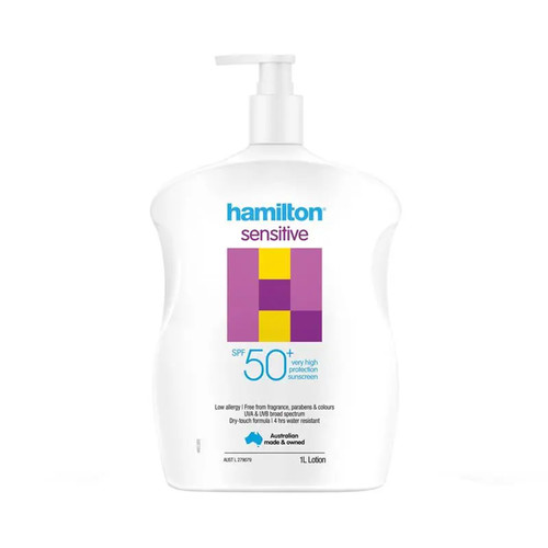 Hamilton SPF 50+ Sensitive 1L 防晒霜 澳洲代购