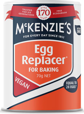 McKenzie's Vegan Egg Replacer 70g 烘焙原料纯素鸡蛋替代品澳洲