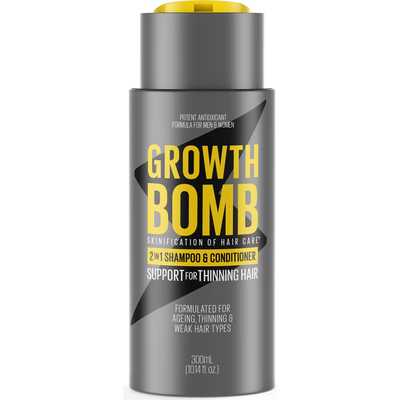 Growth Bomb 2 In 1 Shampoo & Conditioner Support 300mL洗护发