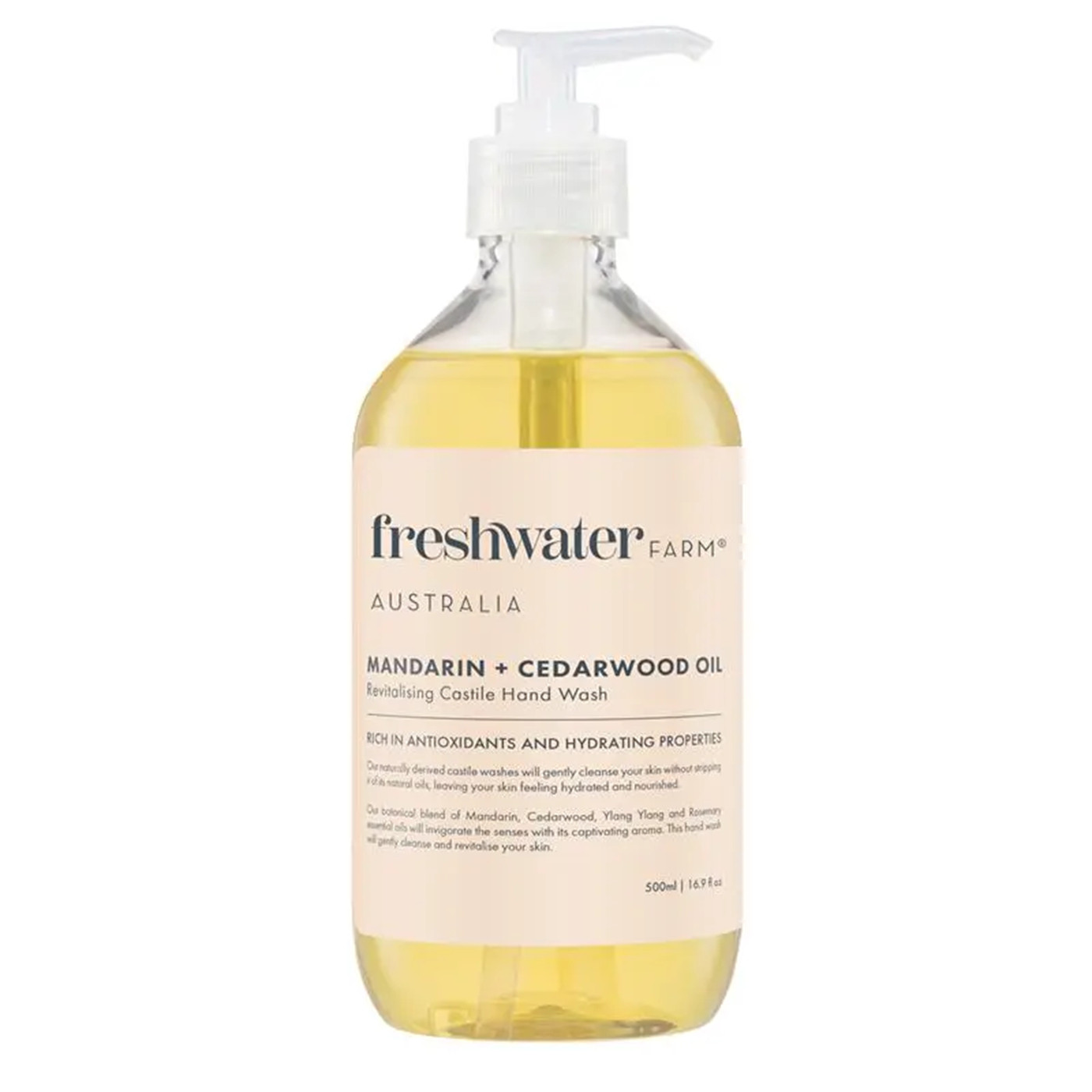 Freshwater Farm Australia Mandarin +Cedarwood Oil洗手液500ml - 实物图