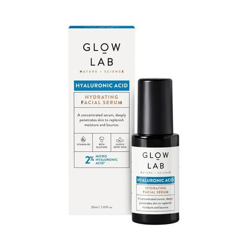 Glow Lab Hyaluronic Acid Hydrating Facial Serum 30ml面部精华