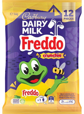Cadbury Dairy Milk Freddo Frogs Crunchie Chocolate 144g 澳洲