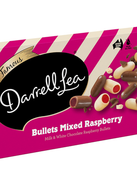 Darrell Lea Milk & White Chocolate Bullets 400g 混合巧克力