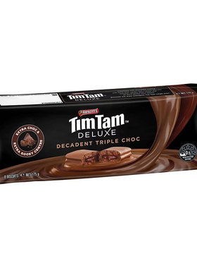 Arnott's Tim Tam Deluxe Decadent Triple Choc Biscuits 175g