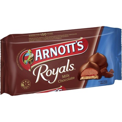 澳洲 Arnott's Royals Chocolate Biscuits 雅乐思巧克力饼干200g