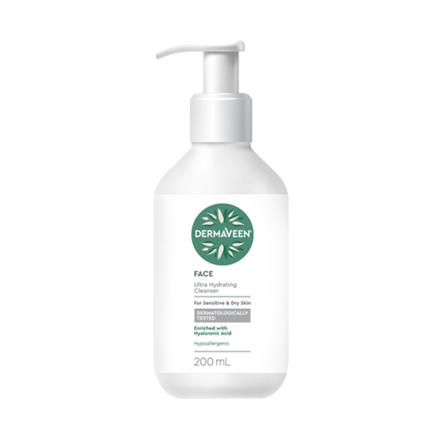 DermaVeen Face Ultra Hydrating Cleanser 200mL 洗面奶澳洲代购