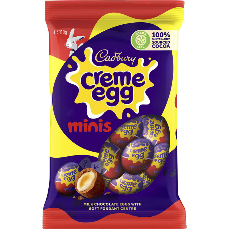 Cadbury Creme Egg Minis Choc Easter 复活节迷你巧克力蛋 110g