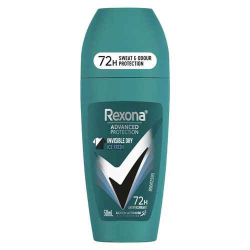 Rexona Men Advanced Antiperspirant Roll On Invisible 50ml