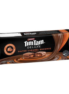 Arnott's Tim Tam Salted Caramel Brownie Choc Biscuit饼干175g